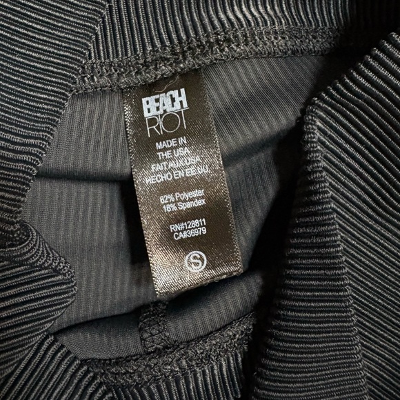 Beach‎ Riot | Small Bailey High Rise Ribbed Pastel Merry Colorblock Leggings - Picture 2 of 5